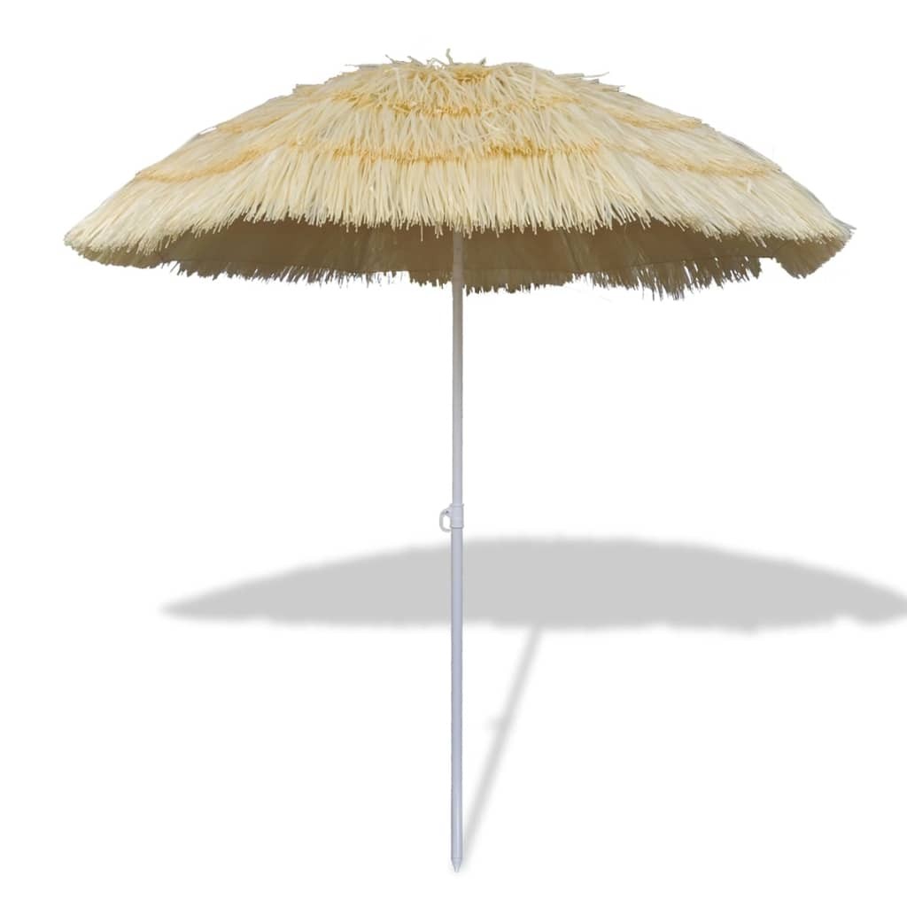 Parasol de plage inclinable contre les coups de soleil et le vent