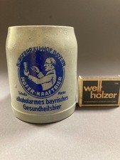 Krug Bierkrug B&uuml;rgerbr&auml;u Hof Gesundheitsbier Hofer Kraftbier 0,25L Steinkrug