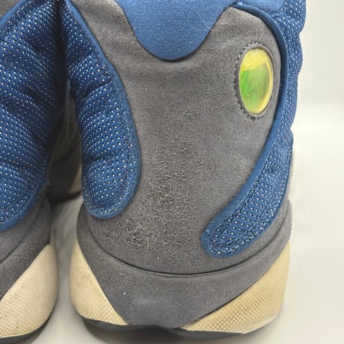 2010 Air Jordan 13 Retro Flint Blue White Grey Size 10 - Picture 4 of 10