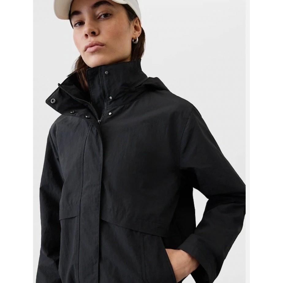 Athleta Everywhere Jacket Windproof Black Medium - image 4
