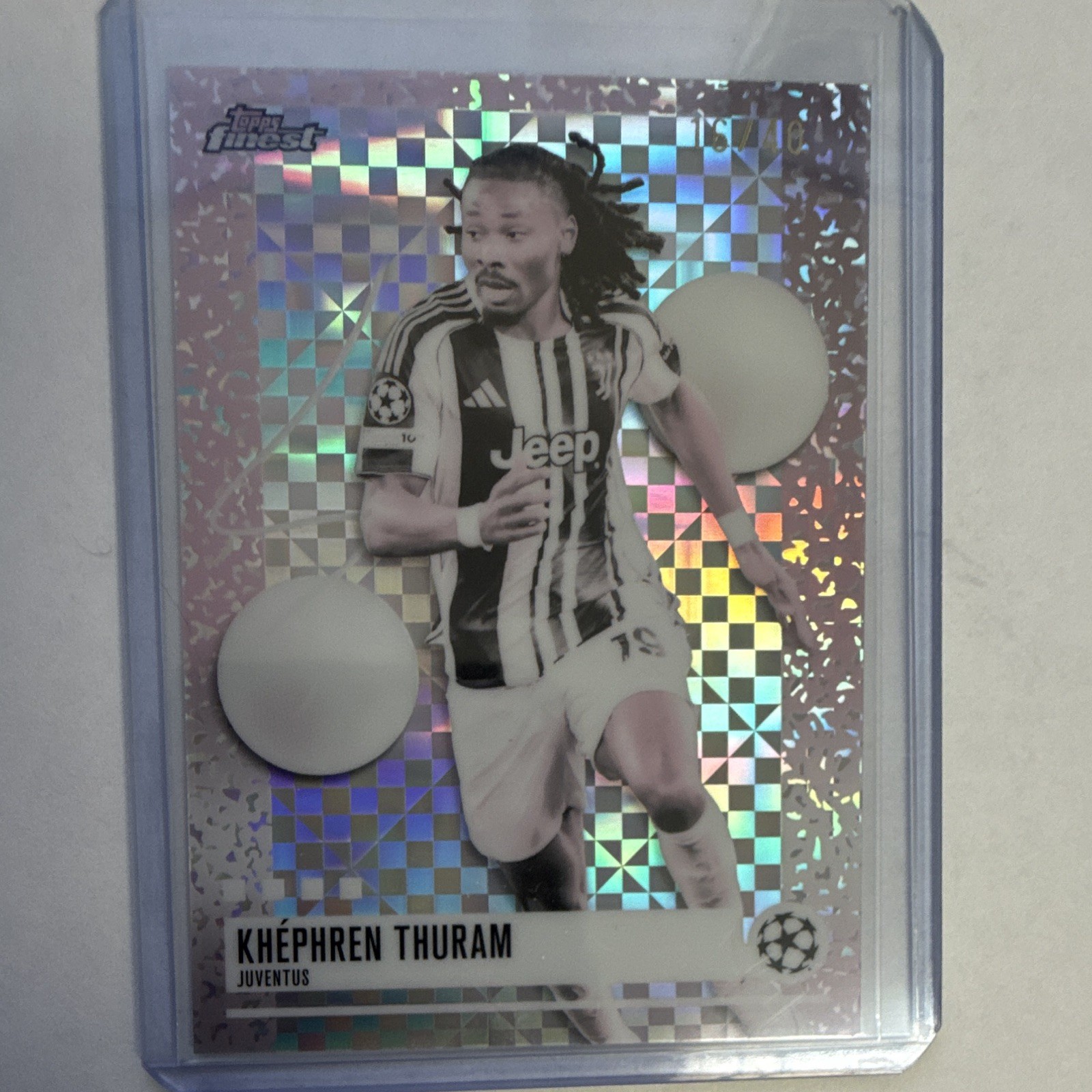 Panini Prizm FIFA World Cup 2026/Topps Finest 4-Card Lot Figo Thuram RC view 2