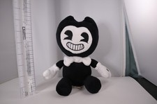 BENDY 2017 Plush 9  Black  White Bendy and the Ink Machine Stuffed Collectible