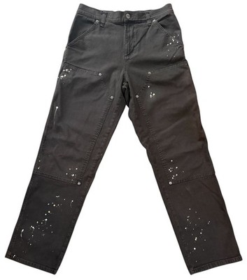 COACH Canvas Pants Painter 30x32 Organic Cotton CP341 Rare Double Knee Brown