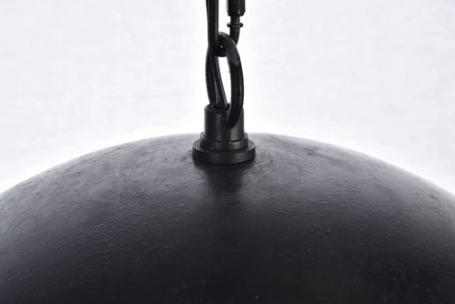 Elegant Lighting LD6013D15 Black Merce 15" Pendant With Metal Shade - Picture 11 of 11