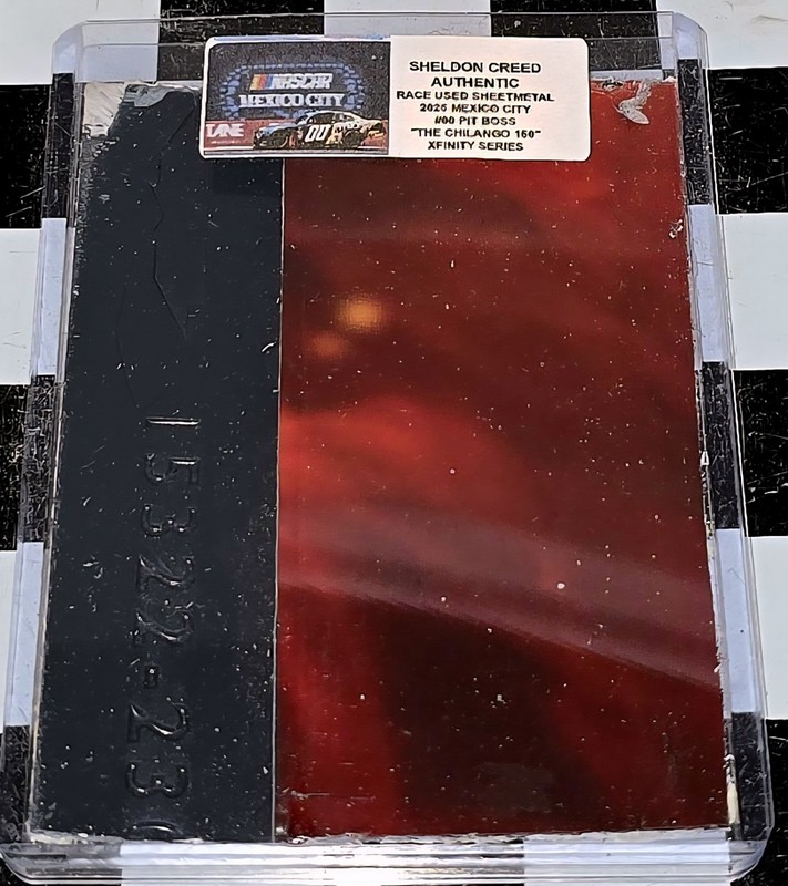 SHELDON CREED RACE USED COMPOSITE 2025 MEXICO CITY #00 PIT BOSS NASCAR SC13