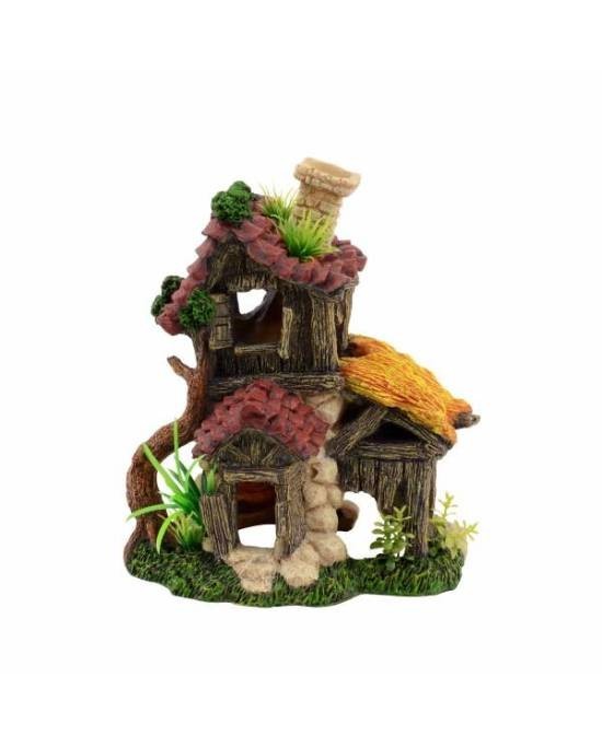 Maison Troll Résine Aquavie pour Offrir un Abri Anti Stress aux Poissons