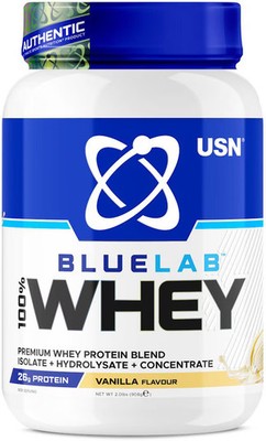 USN BlueLab Whey Protein, 908 g Dose, Vanilla
