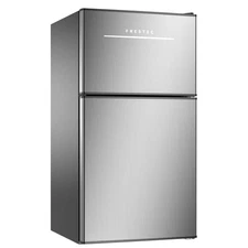 Mini Fridge with Freezer 3.2 Cu.Ft. 2 Door Refrigerator and Freezer Small Fri...