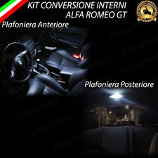 KIT LED INTERNI ALFA ROMEO GT PLAFONIERA ANTERIORE + POSTERIORE
