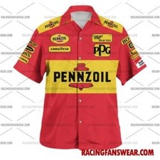 Rick Mears IndyCar Racing 1988 Hawaiian Shirt- Polo Shirts