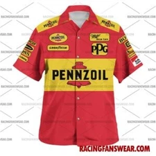 Rick Mears IndyCar Racing 1988 Hawaiian Shirt- Polo Shirts