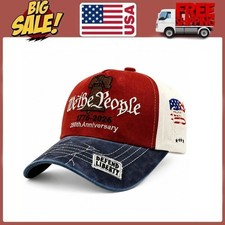 USA 250th Anniversary Hat 1776-2026 Patriotic Embroidered Baseball Cap