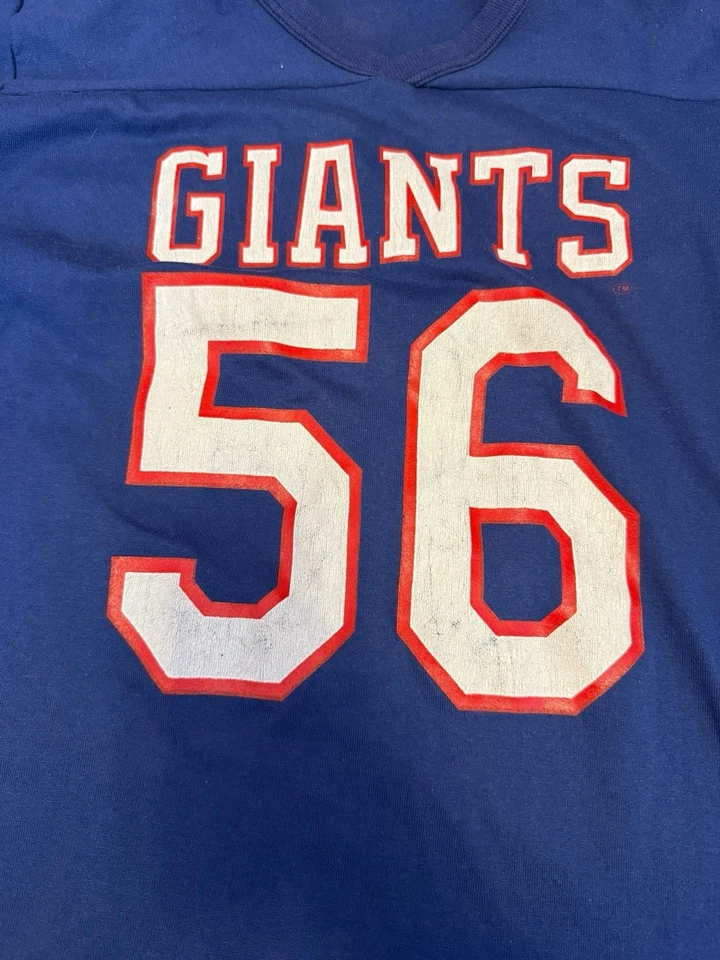 Camisa De Colección New York Giants Para Hombre Adulto Grande Lawrence Taylor Años 80 Rawlings NFL Foto 3 de 4