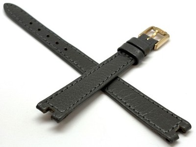 GENUINE RADO 8309G Leather Matte Grey 11mm x 8mm Watch Strap w/ Original Buckle