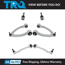TRQ 6 pc Suspension Kit Upper Lower Control Arms & Ball Joints for Mercedes Benz