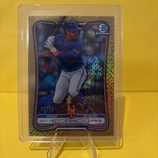 2026 Bowman Chrome Fransico Lindor Yellow /50 Mets