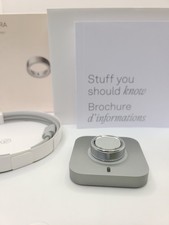 Oura Ring Gen 4 Size 11 Silver W/ Charging Dock Health Activity Smart Ring