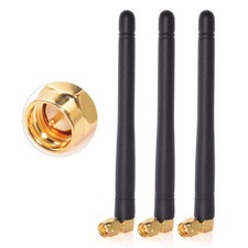 3-Pack 868MHz 915MHz Zigbee RFID 2dBi Antenna SMA Aerial for Smart Home Control