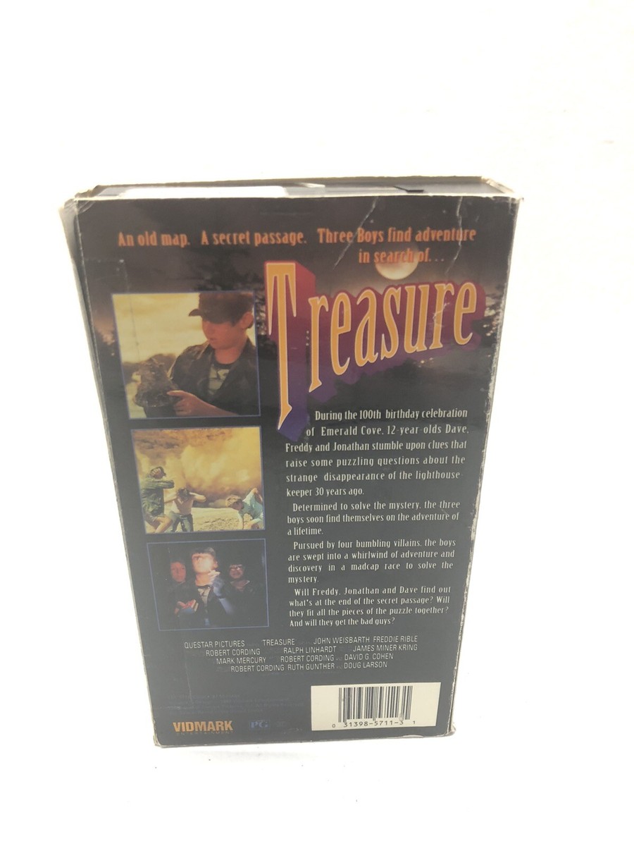 VHS: Treasure (1990) John Weisbarth, Freddie Rible, Robert