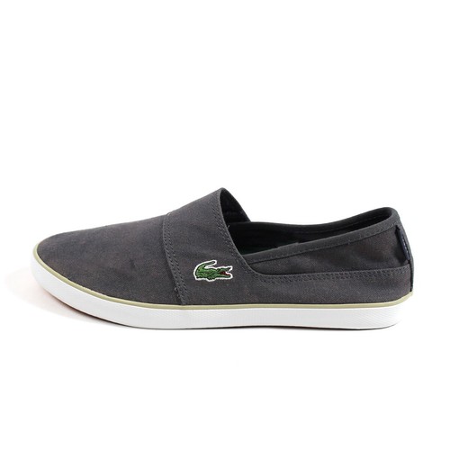 Lacoste mocassino in tela marice uomo grigio | eBay