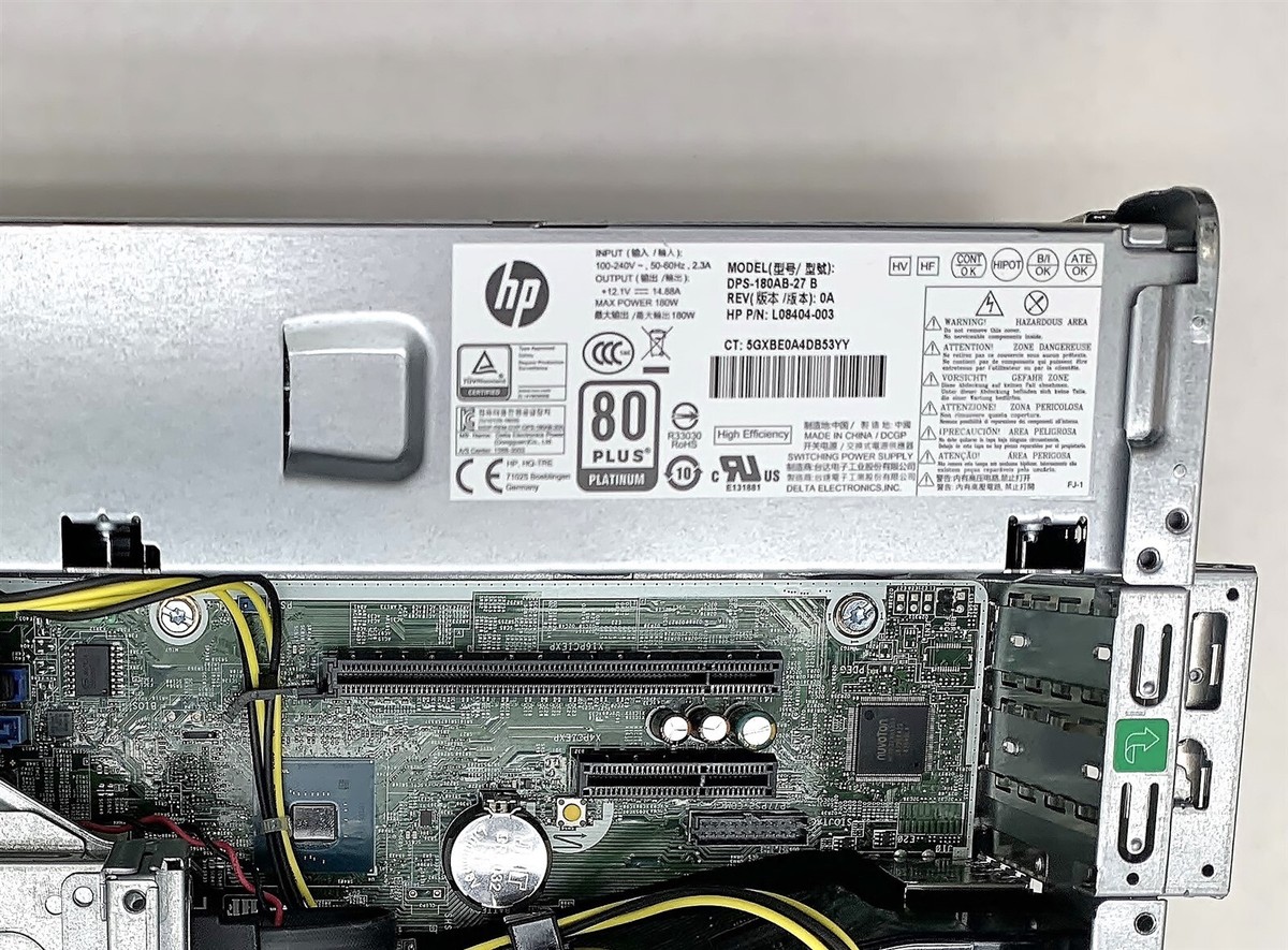 HP ProDesk 600 G4 SFF Intel Core i5-8500 3GHz 8GB 256GB NVMe