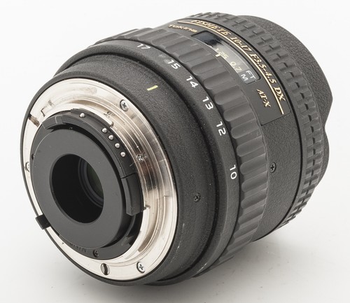 Lens Wide Angle Tokina Fisheye AT-X 10-17mm 10-17 DX 3.5-4.5 - Nikon - OVP - Picture 5 of 7