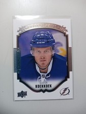 2015-16 Upper Deck Slater Koekkoek UD Portraits Rookie #P-91 Lightning