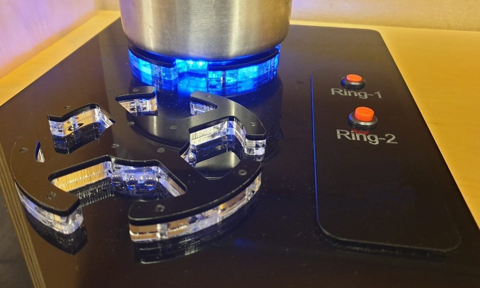 Kiddies Ikea Kitchen Decorative Gas Hob (Flickering Flame Effect