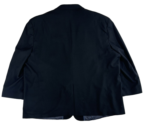 navy blue GS Big & Tall blazer jacket sport suit coat wool classic 60 R - 第 8/12 張圖片