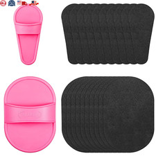 102 Pieces Hair Removal Pad Sets Smooth Away Hair Removal Kit 2 Sizes Smooth
