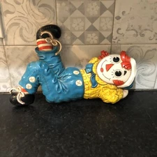 Vintage 1977 Raggedy Andy Molded Plastic Wall Art 15" L