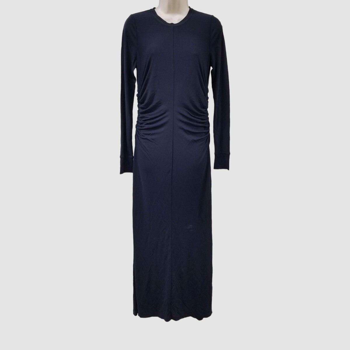 Halston Norah Matte Jersey Dress, 6 / Navy