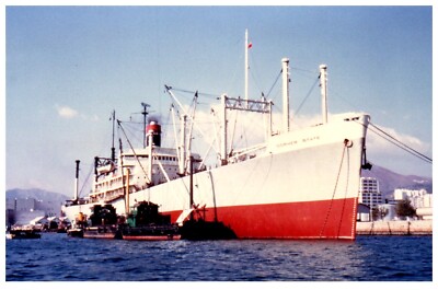 SS Gopher State US Navy Container Ship Boat Photograph Vintage 4x6'' IMO 7226689
