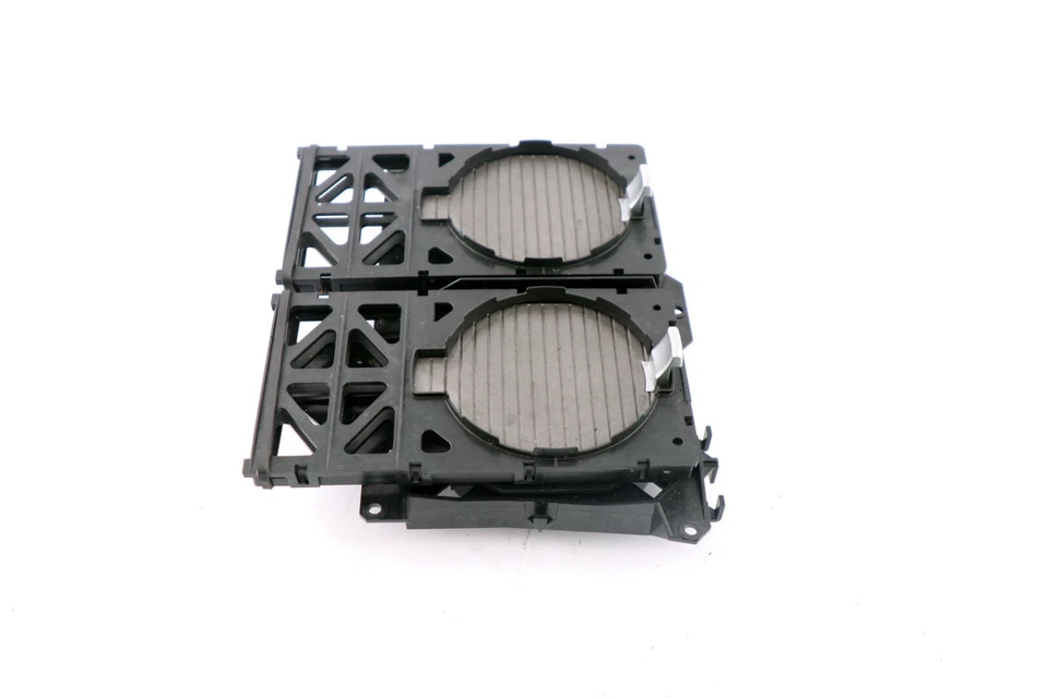 BMW E65 E66 E67 Portabicchieri A Rotelle Per Console Centrale Argento Scuro - Immagine 3 di 4