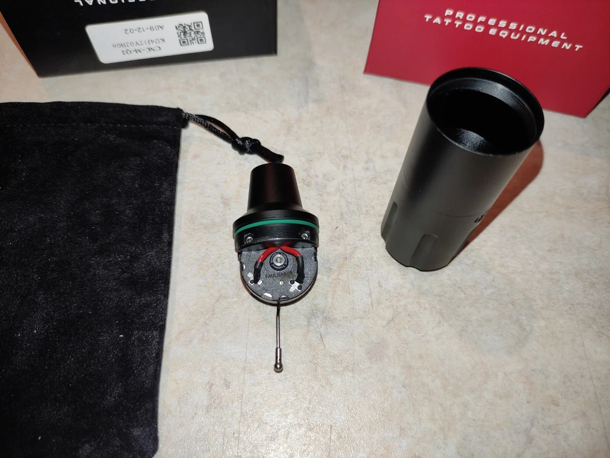 CNC Q2 Tattoo Pen with BROKEN Faulhaber motor ( For parts or motor replacement)