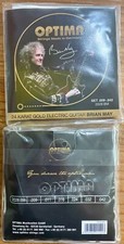 Optima 24K Gold Plated Electric Guitar Strings - Brian May Signature Set (.009-.042 Gauges)