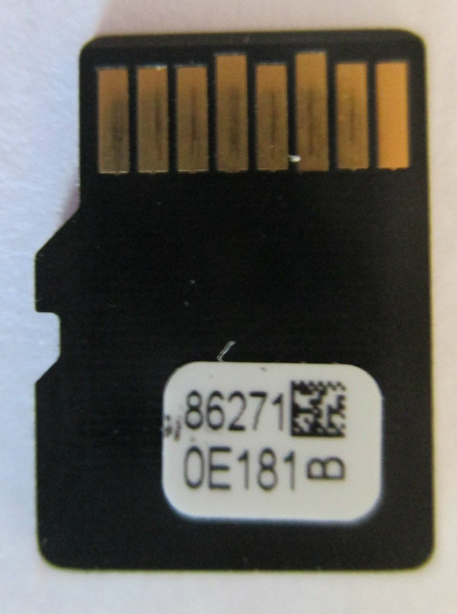 13-14-15 Toyota Camry Highlander Tundra Navigation Micro SD Card