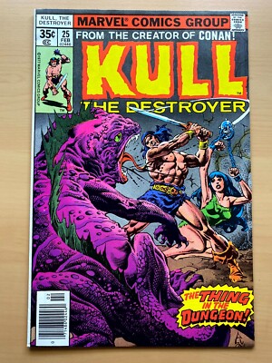 Kull the Destroyer #25 (VF+) A Lizard's Throne. Marvel Comics 1978