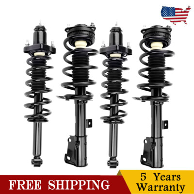 4pcs Front Rear Struts & Coil Springs For Dodge Avenger Chrysler 200 2011-2014