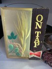 Mid Century Budweiser Sign Wheat Barley Design WORKING — photo 1