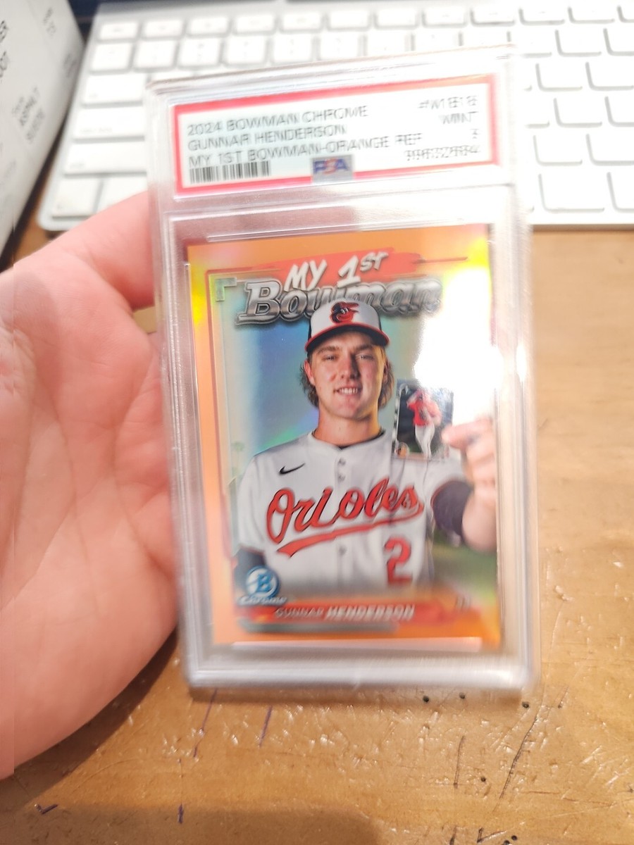 2024 Bowman Chrome My 1st Bowman Orange Refractor /25 Gunnar