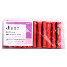 Diane 12 Pc Pink Cold Wave Rods 5/16"   Flexible Perm Curl Styling Rods