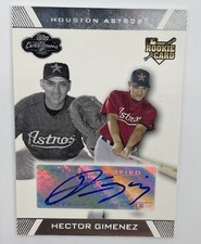 2007 Topps Co Signers Hector Gimenez Rookie RC Auto #106 Astros