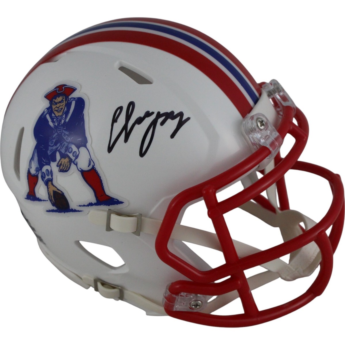 【激レア】YUKI  サイン入り 提灯 Christian Gonzalez Autographed New England Patriots TB Mini Helmet