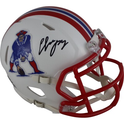 Christian Gonzalez Autographed New England Patriots TB Mini Helmet