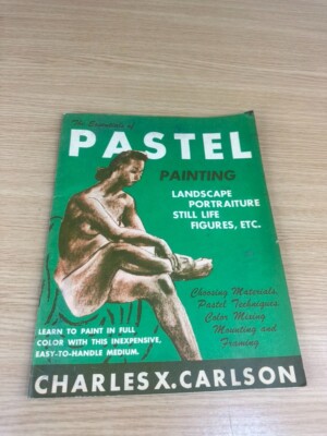VTG Collectible Art Charles Carlson Pastel 1945 Pastel Painting Reference Book