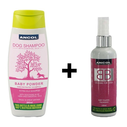 Ancol Baby Powder Dog Shampoo & Cologne Perfume for Dogs & Puppies eBay