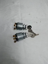 **2- Pack** Cole Hersee M-703 2-Circuit Ignition Switches with Keys