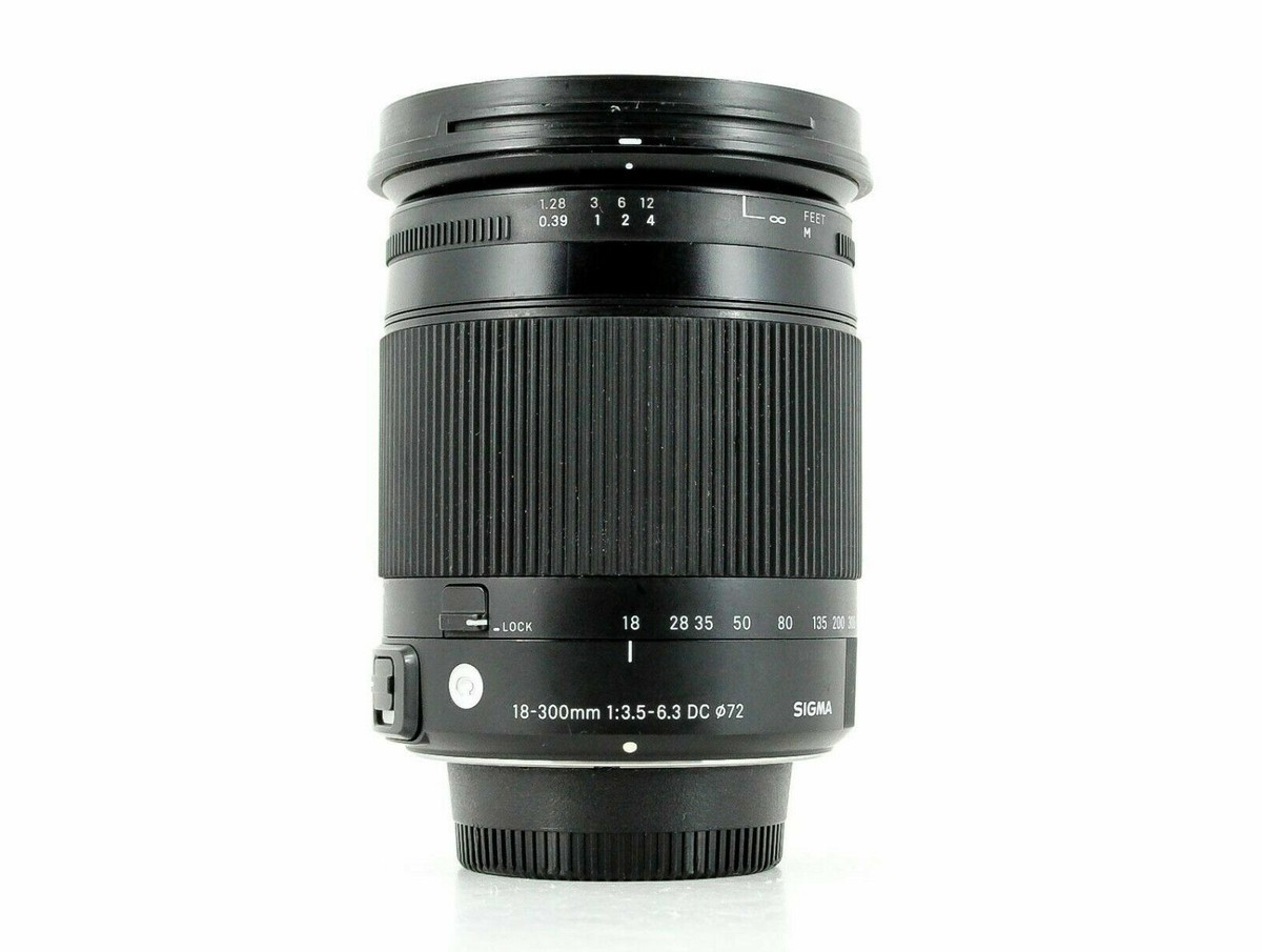 Sigma 18-300mm F3.5-6.3 DC MACRO OS HSM Lens for Nikon F Sigma 18-300mm F3.5-6.3 DC MACRO OS HSM Lens for Nikon F