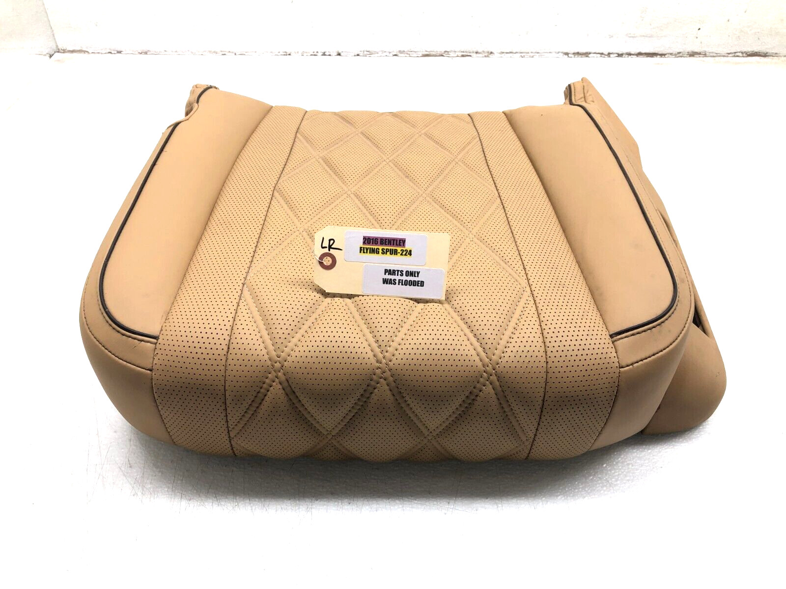 2014-2018 BENTLEY FLYING SPUR LEFT DRIVER REAR LOWER SEAT CUSHION OEM #FOR PARTS